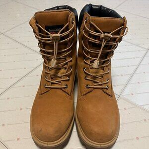 Timberland PRO Anti-fatigue 8" waterproof work boots Tan/Wheat 10.5